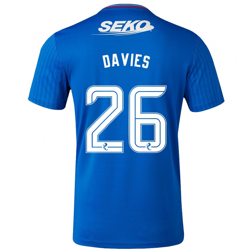 Hombre Fútbol Camiseta Ben Davies #26 Azul 1ª Equipación 2023/24 México