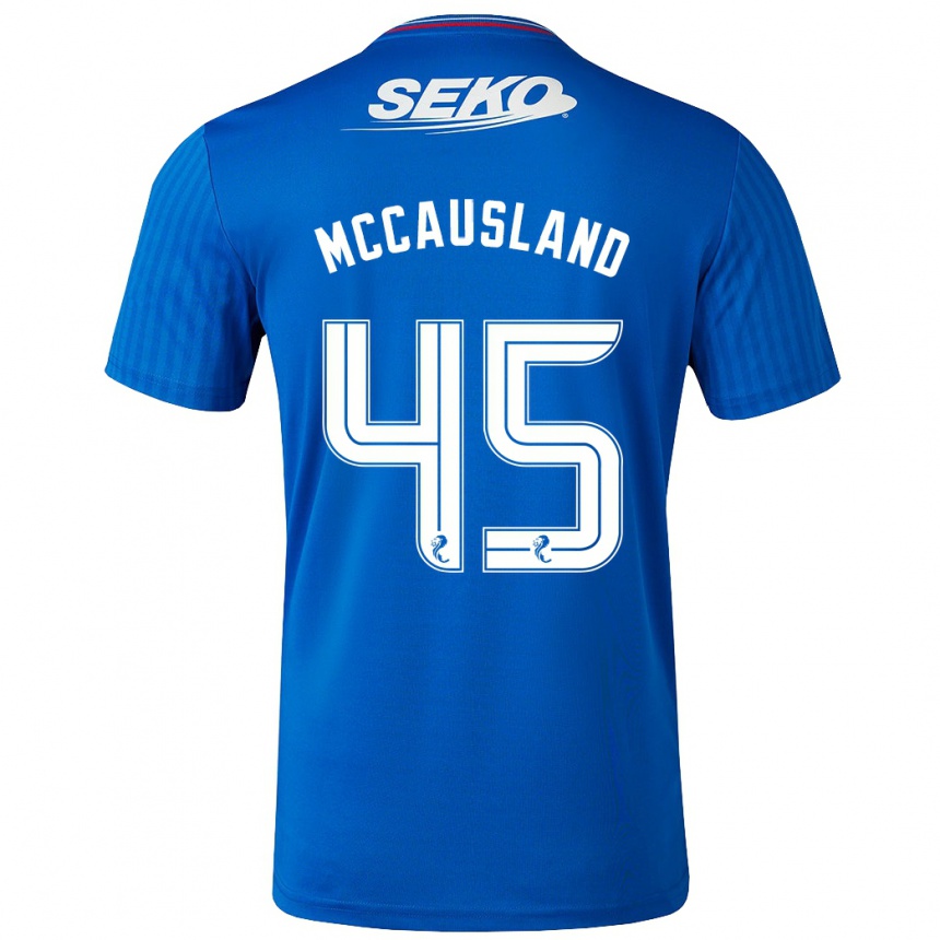 Hombre Fútbol Camiseta Ross Mccausland #45 Azul 1ª Equipación 2023/24 México