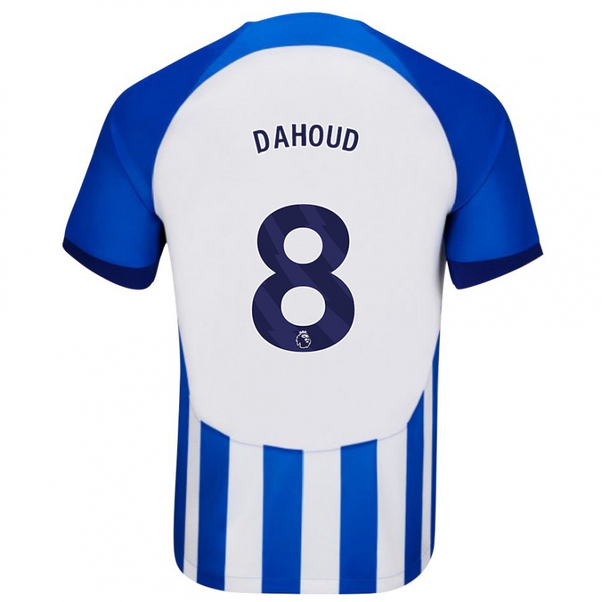 Hombre Fútbol Camiseta Mahmoud Dahoud #8 Azul 1ª Equipación 2023/24 México