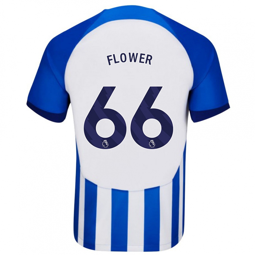 Hombre Fútbol Camiseta Louis Flower #66 Azul 1ª Equipación 2023/24 México