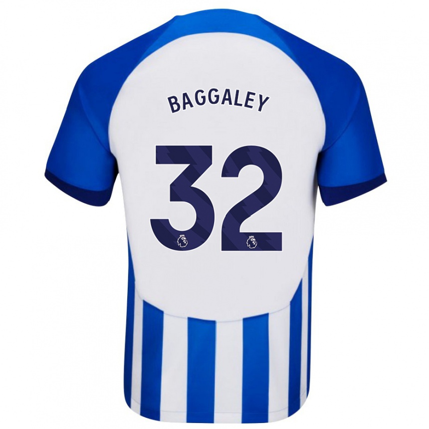 Hombre Fútbol Camiseta Sophie Baggaley #32 Azul 1ª Equipación 2023/24 México