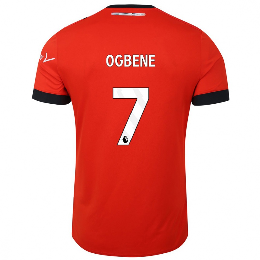 Hombre Fútbol Camiseta Chiedozie Ogbene #7 Rojo 1ª Equipación 2023/24 México