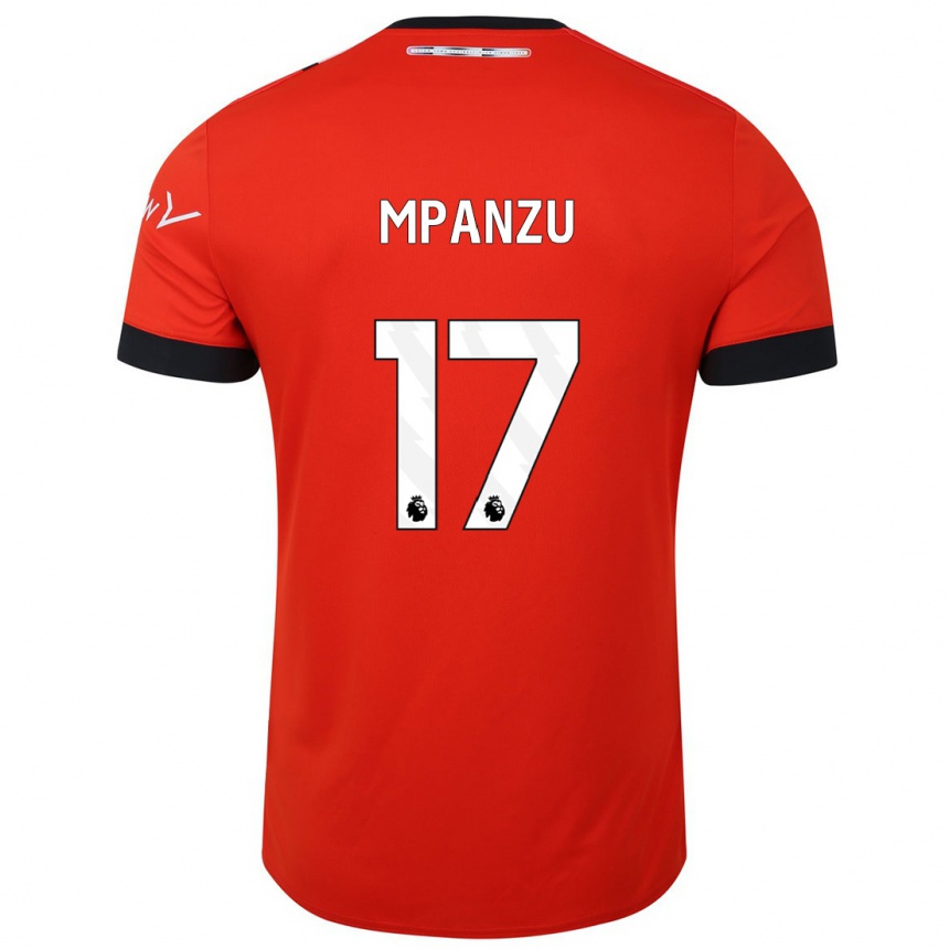 Hombre Fútbol Camiseta Pelly Ruddock Mpanzu #17 Rojo 1ª Equipación 2023/24 México