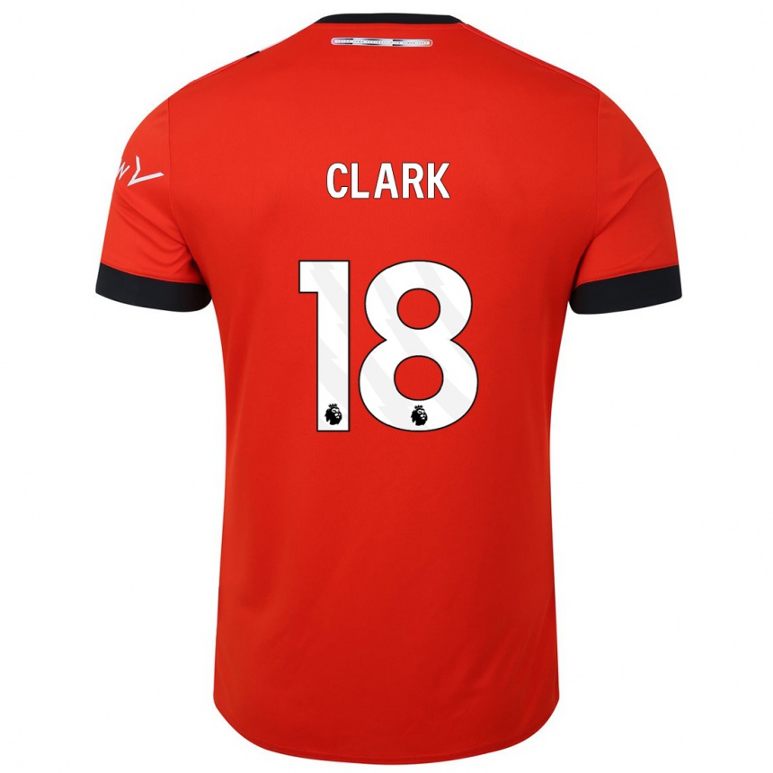 Hombre Fútbol Camiseta Jordan Clark #18 Rojo 1ª Equipación 2023/24 México