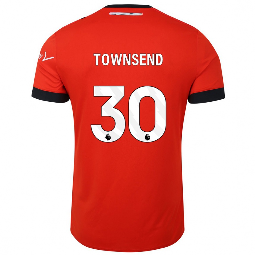 Hombre Fútbol Camiseta Andros Townsend #30 Rojo 1ª Equipación 2023/24 México