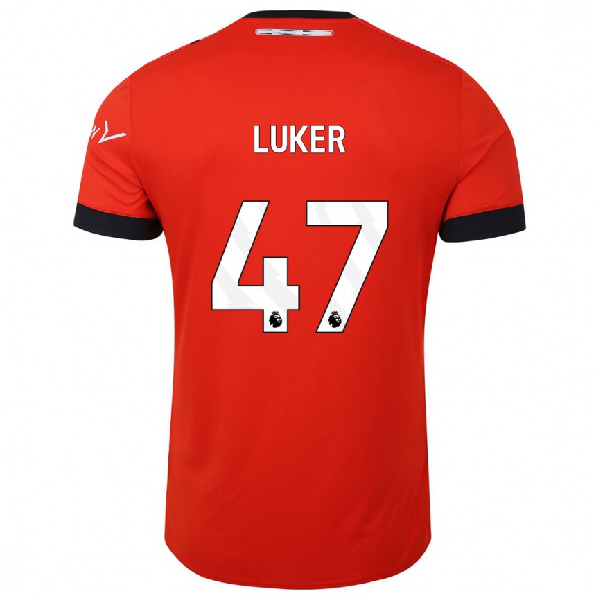 Hombre Fútbol Camiseta Jayden Luker #47 Rojo 1ª Equipación 2023/24 México