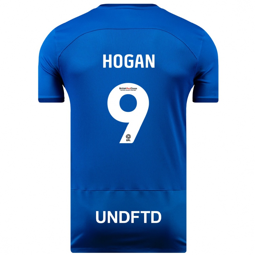 Hombre Fútbol Camiseta Scott Hogan #9 Azul 1ª Equipación 2023/24 México