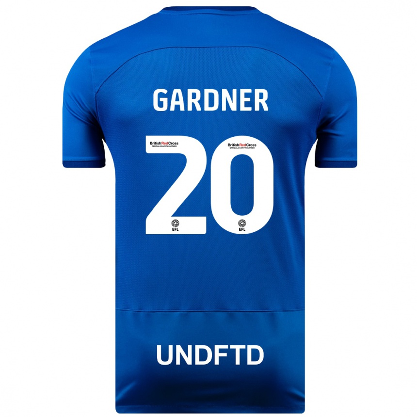 Hombre Fútbol Camiseta Gary Gardner #20 Azul 1ª Equipación 2023/24 México