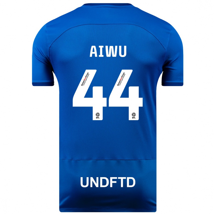 Hombre Fútbol Camiseta Emanuel Aiwu #44 Azul 1ª Equipación 2023/24 México