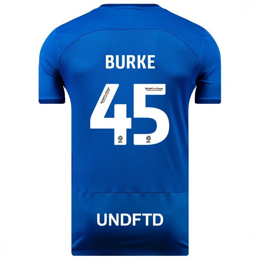 Hombre Fútbol Camiseta Oliver Burke #45 Azul 1ª Equipación 2023/24 México