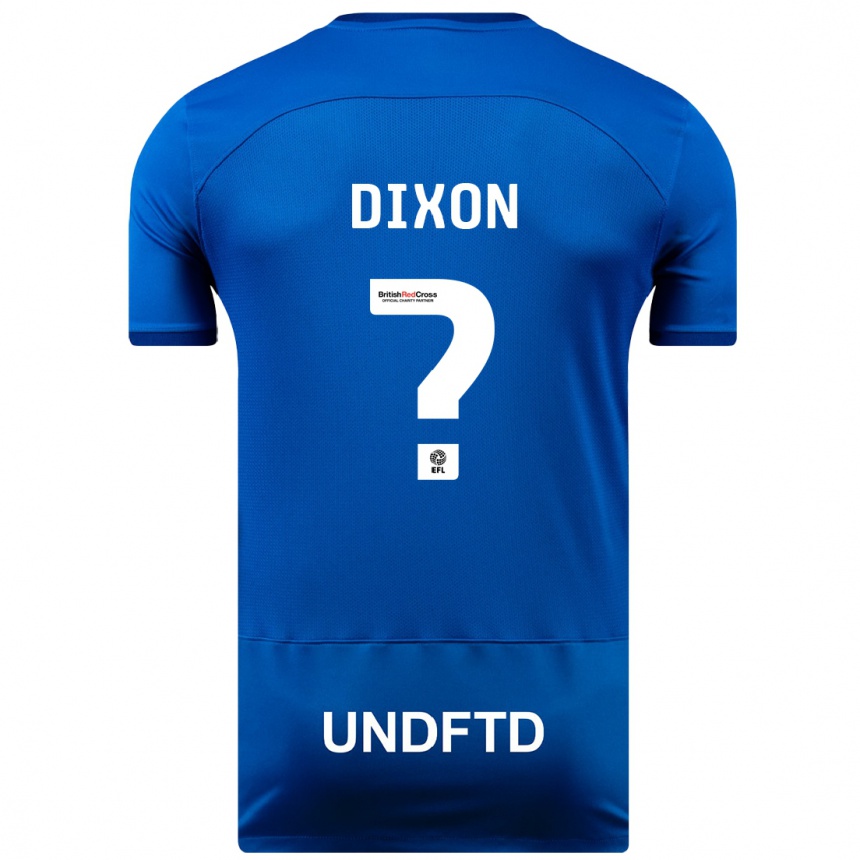 Hombre Fútbol Camiseta Junior Dixon #0 Azul 1ª Equipación 2023/24 México