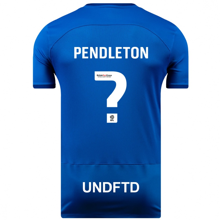 Hombre Fútbol Camiseta Byron Pendleton #0 Azul 1ª Equipación 2023/24 México