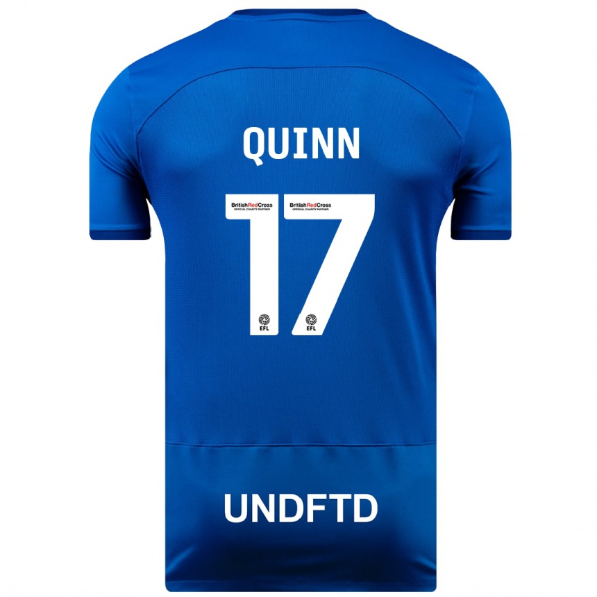 Hombre Fútbol Camiseta Lucy Quinn #17 Azul 1ª Equipación 2023/24 México