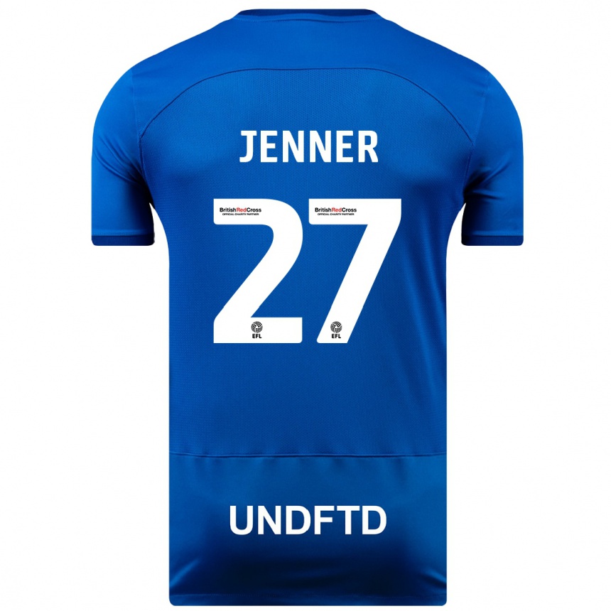 Hombre Fútbol Camiseta Abbi Jenner #27 Azul 1ª Equipación 2023/24 México