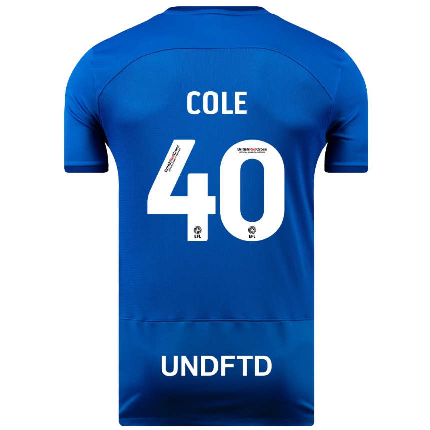 Hombre Fútbol Camiseta Delphi Cole #40 Azul 1ª Equipación 2023/24 México