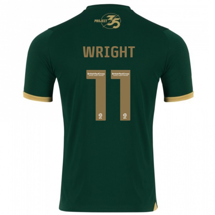 Hombre Fútbol Camiseta Callum Wright #11 Verde 1ª Equipación 2023/24 México