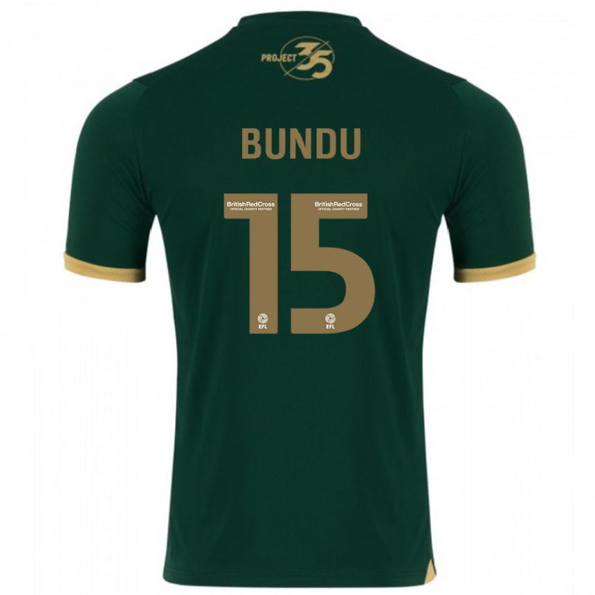 Hombre Fútbol Camiseta Mustapha Bundu #15 Verde 1ª Equipación 2023/24 México