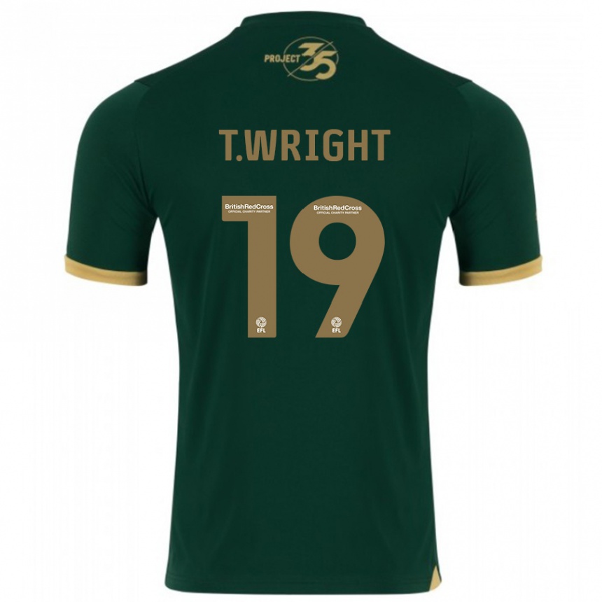 Hombre Fútbol Camiseta Tyreik Wright #19 Verde 1ª Equipación 2023/24 México