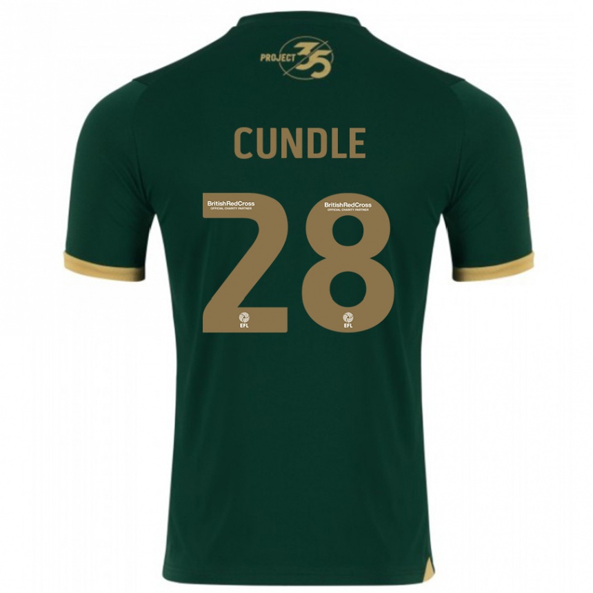 Hombre Fútbol Camiseta Luke Cundle #28 Verde 1ª Equipación 2023/24 México