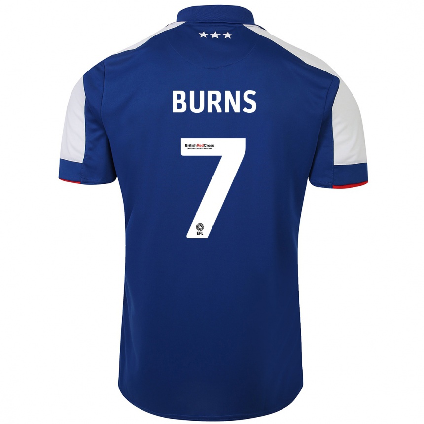 Hombre Fútbol Camiseta Wes Burns #7 Azul 1ª Equipación 2023/24 México