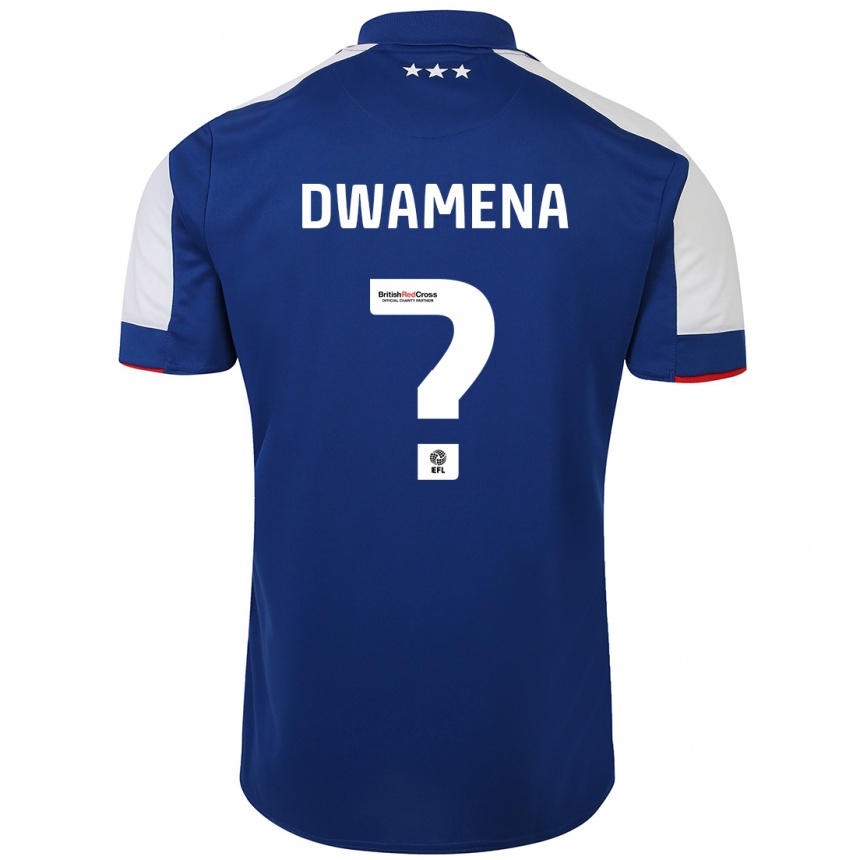 Hombre Fútbol Camiseta Nick Nkansa-Dwamena #0 Azul 1ª Equipación 2023/24 México