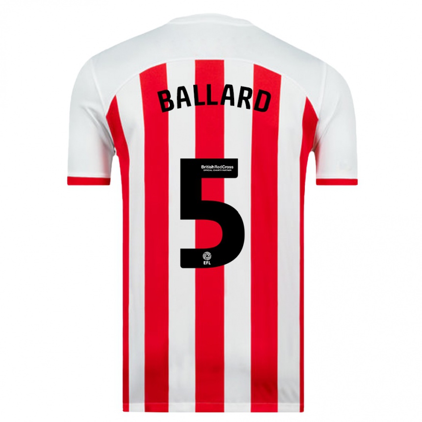 Hombre Fútbol Camiseta Daniel Ballard #5 Blanco 1ª Equipación 2023/24 México