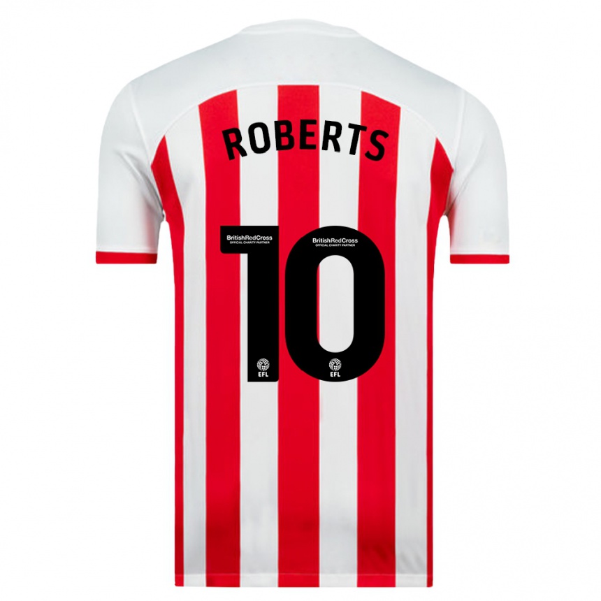 Hombre Fútbol Camiseta Patrick Roberts #10 Blanco 1ª Equipación 2023/24 México