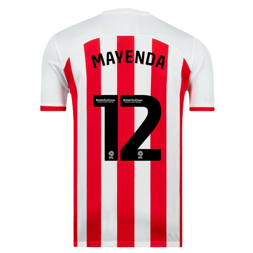 Hombre Fútbol Camiseta Eliezer Mayenda #12 Blanco 1ª Equipación 2023/24 México