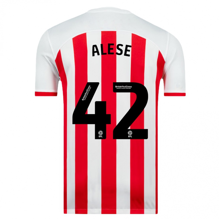 Hombre Fútbol Camiseta Aji Alese #42 Blanco 1ª Equipación 2023/24 México