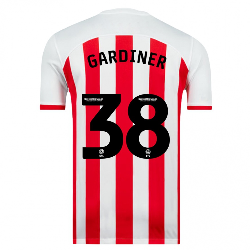 Hombre Fútbol Camiseta Harry Gardiner #38 Blanco 1ª Equipación 2023/24 México