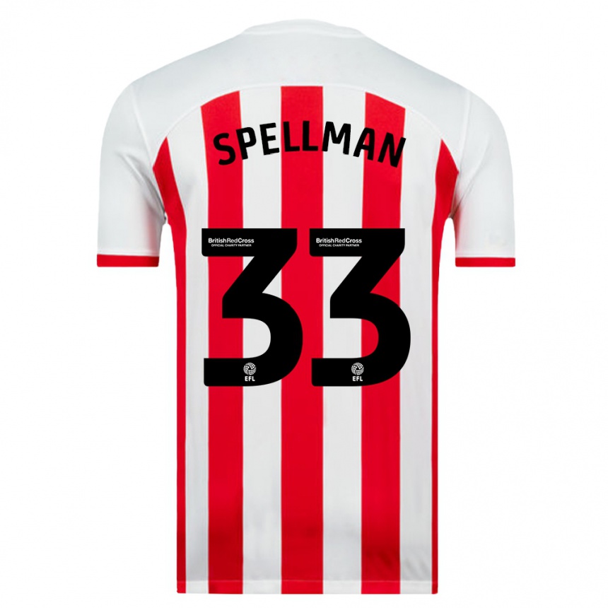 Hombre Fútbol Camiseta Michael Spellman #33 Blanco 1ª Equipación 2023/24 México