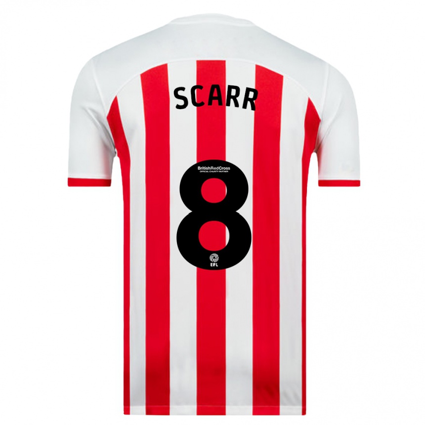 Hombre Fútbol Camiseta Emily Scarr #8 Blanco 1ª Equipación 2023/24 México