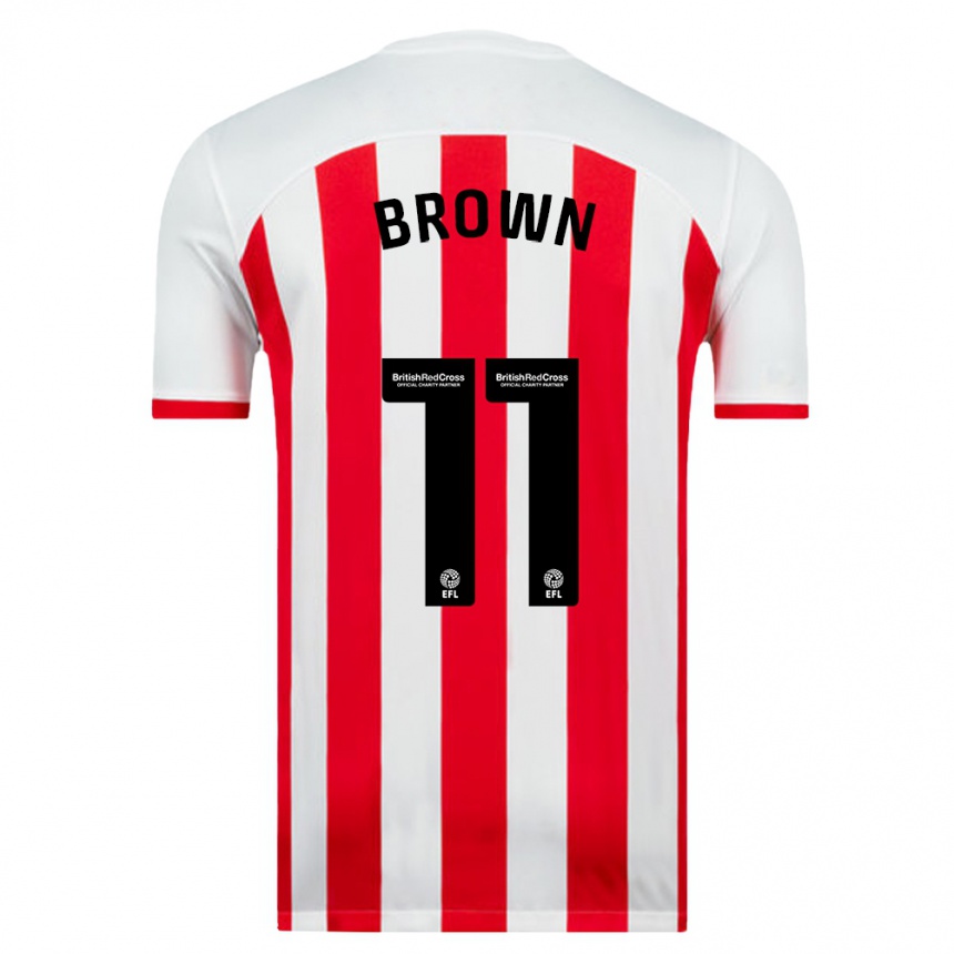 Hombre Fútbol Camiseta Jessica Brown #11 Blanco 1ª Equipación 2023/24 México