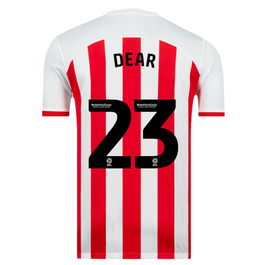 Hombre Fútbol Camiseta Jenna Dear #23 Blanco 1ª Equipación 2023/24 México