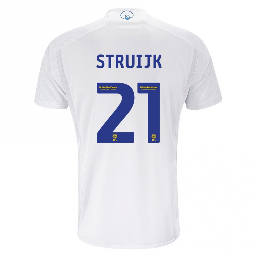 Hombre Fútbol Camiseta Pascal Struijk #21 Blanco 1ª Equipación 2023/24 México