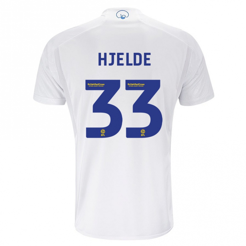 Hombre Fútbol Camiseta Leo Fuhr Hjelde #33 Blanco 1ª Equipación 2023/24 México