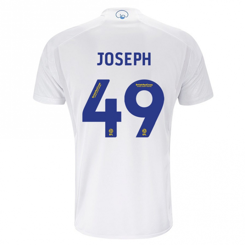 Hombre Fútbol Camiseta Mateo Joseph #49 Blanco 1ª Equipación 2023/24 México