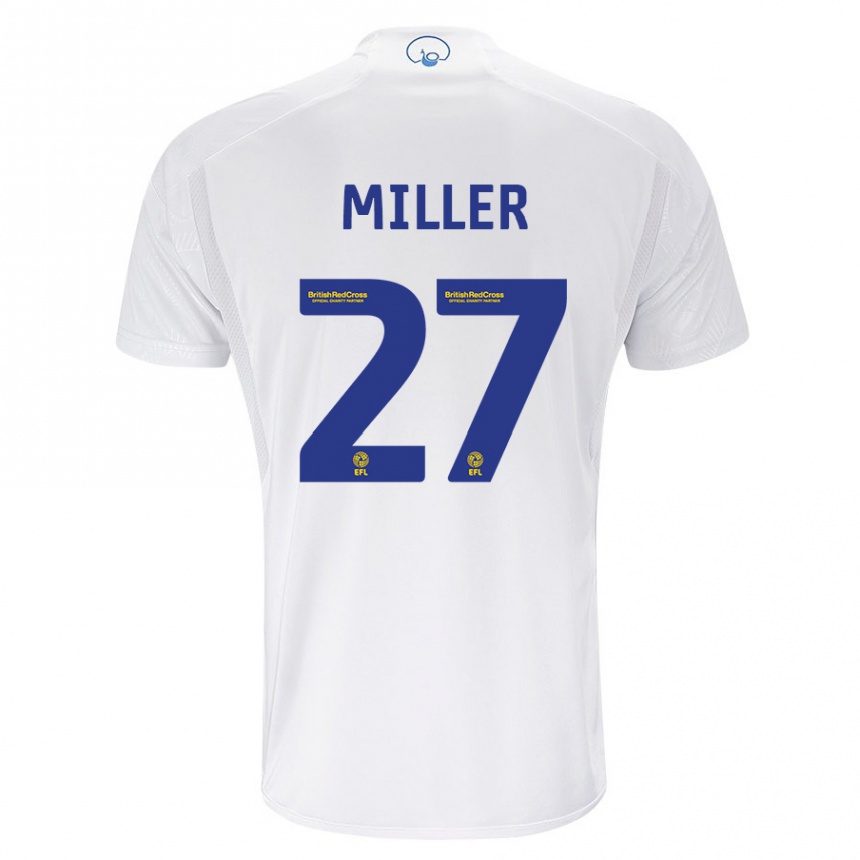 Hombre Fútbol Camiseta Amari Miller #27 Blanco 1ª Equipación 2023/24 México