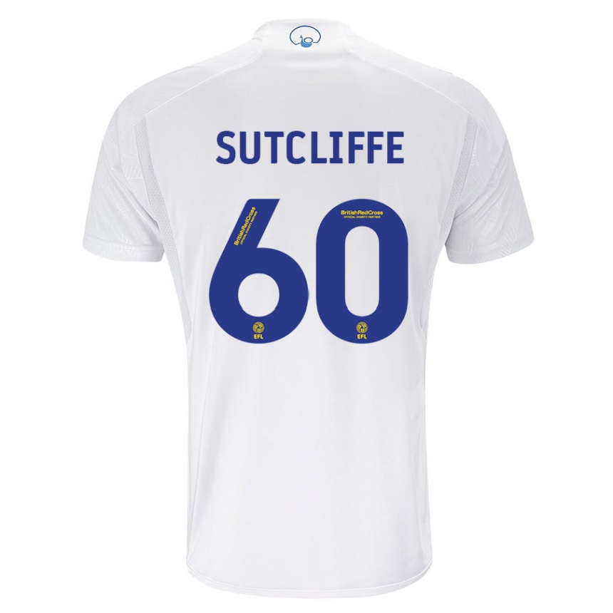 Hombre Fútbol Camiseta Harvey Sutcliffe #60 Blanco 1ª Equipación 2023/24 México