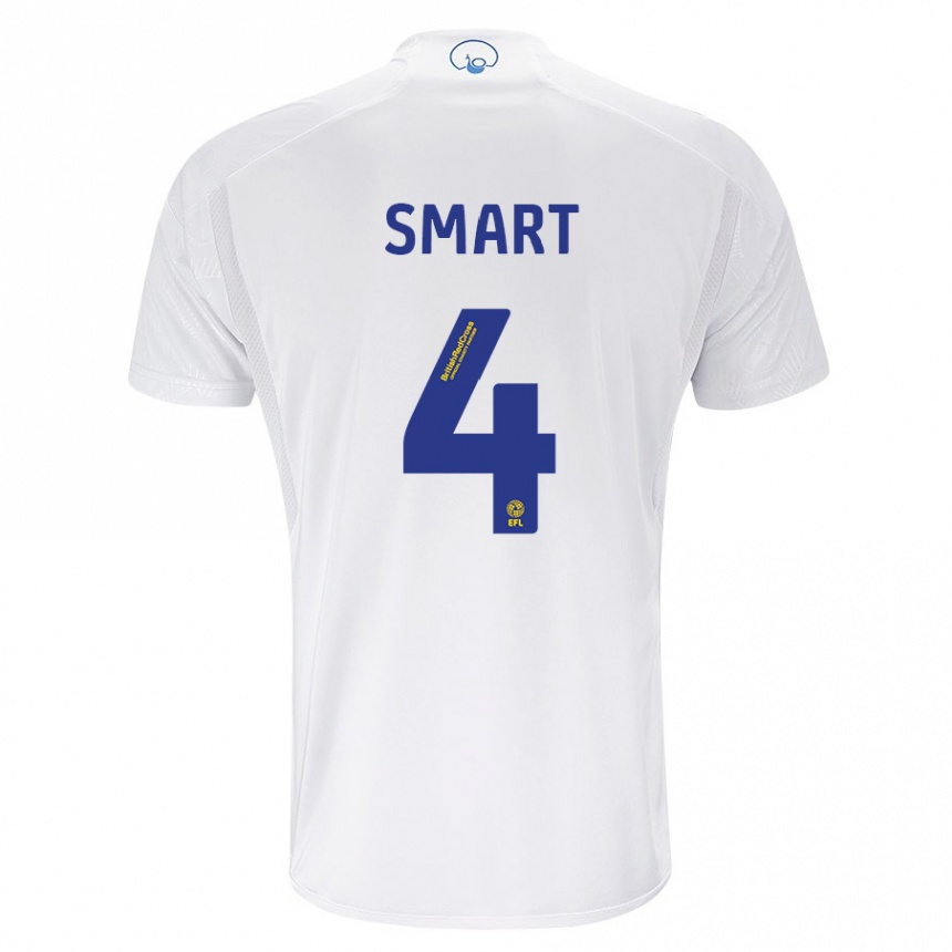 Hombre Fútbol Camiseta Olivia Smart #4 Blanco 1ª Equipación 2023/24 México