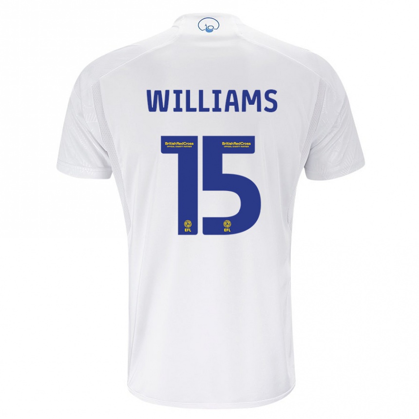 Hombre Fútbol Camiseta Paige Williams #15 Blanco 1ª Equipación 2023/24 México