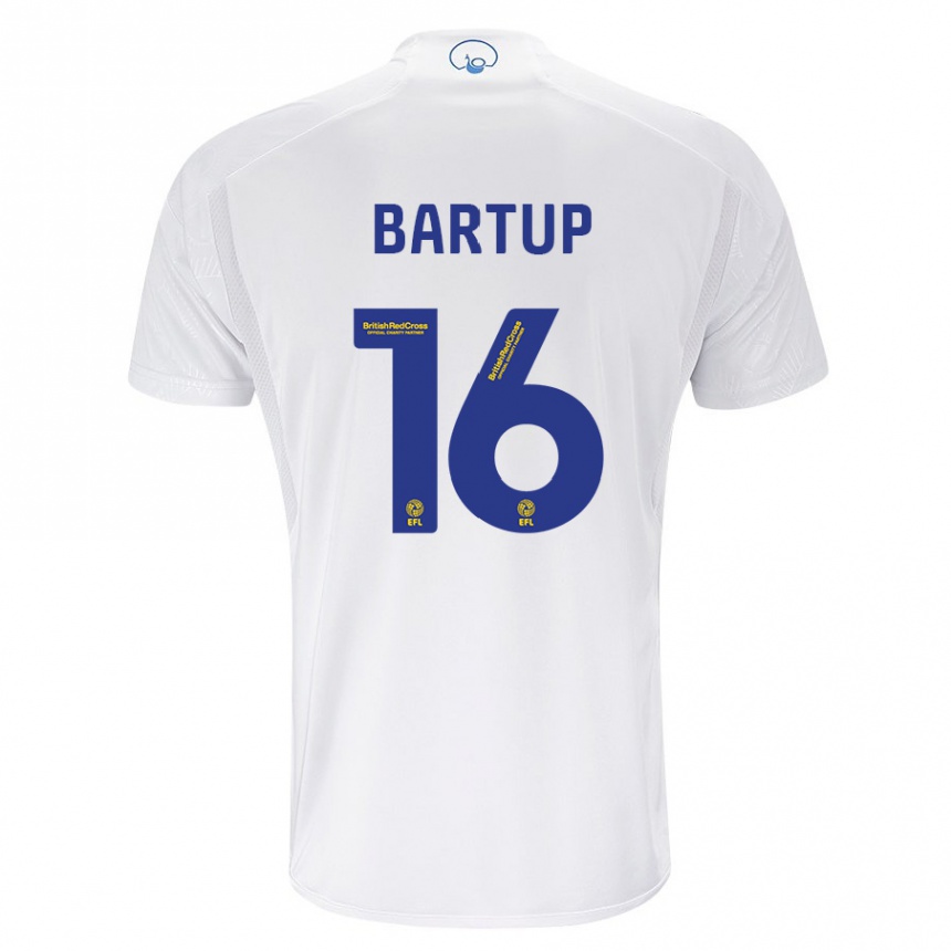 Hombre Fútbol Camiseta Laura Bartup #16 Blanco 1ª Equipación 2023/24 México