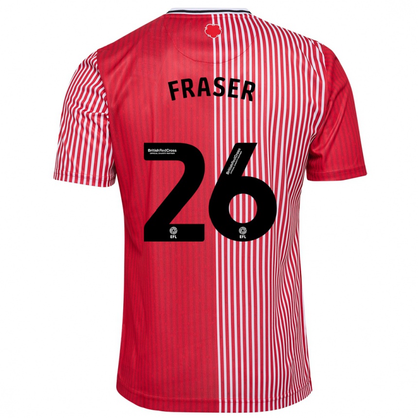 Hombre Fútbol Camiseta Ryan Fraser #26 Rojo 1ª Equipación 2023/24 México