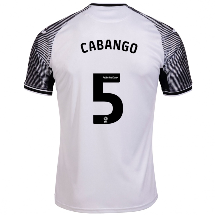 Hombre Fútbol Camiseta Ben Cabango #5 Blanco 1ª Equipación 2023/24 México