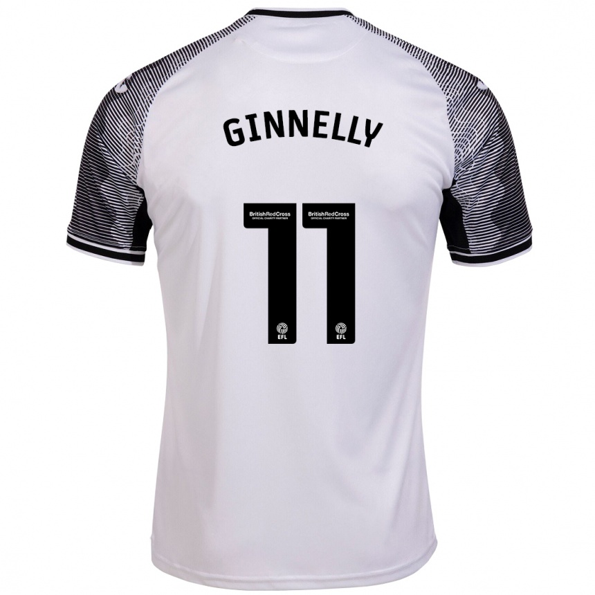 Hombre Fútbol Camiseta Josh Ginnelly #11 Blanco 1ª Equipación 2023/24 México