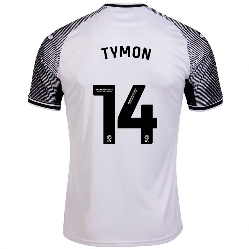 Hombre Fútbol Camiseta Josh Tymon #14 Blanco 1ª Equipación 2023/24 México