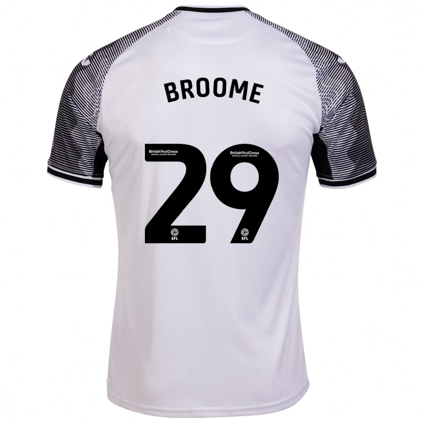 Hombre Fútbol Camiseta Nathan Broome #29 Blanco 1ª Equipación 2023/24 México