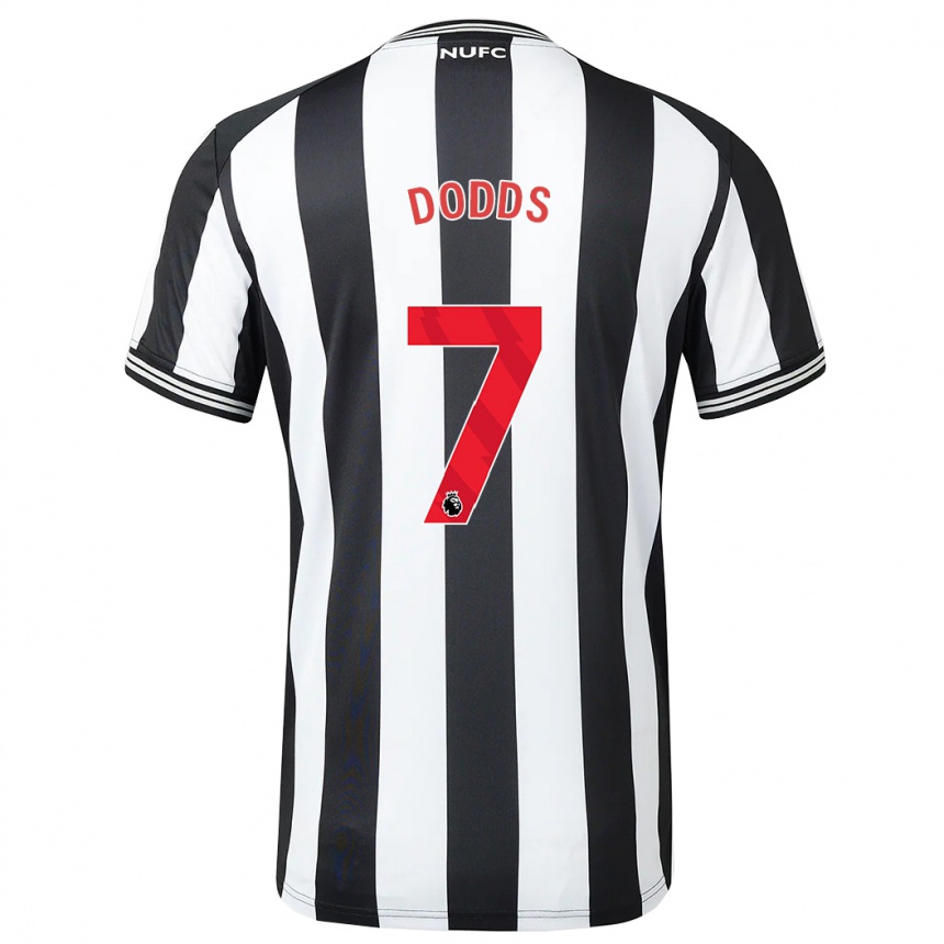 Hombre Fútbol Camiseta Tyler Dodds #7 Blanco Negro 1ª Equipación 2023/24 México