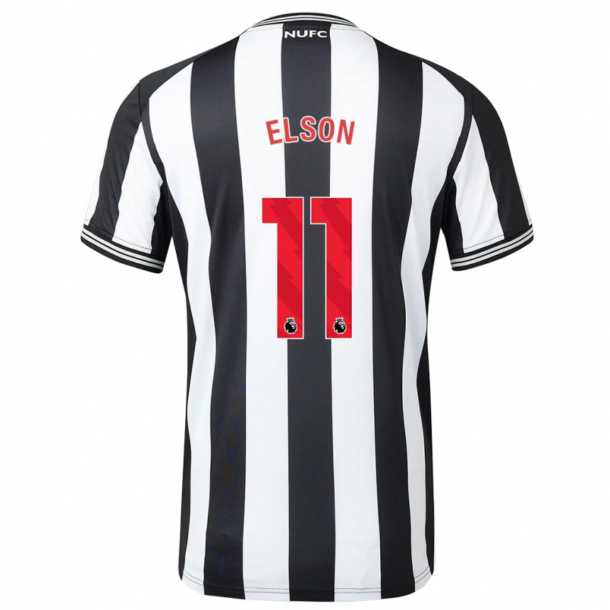 Hombre Fútbol Camiseta Kacie Elson #11 Blanco Negro 1ª Equipación 2023/24 México