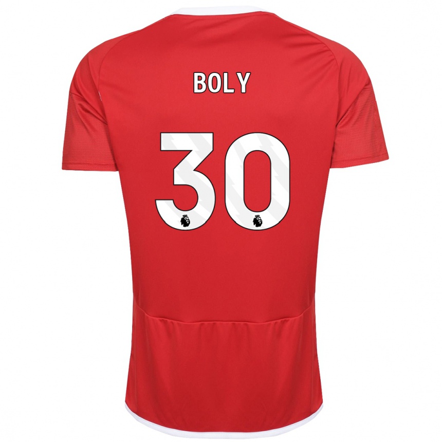 Hombre Fútbol Camiseta Willy Boly #30 Rojo 1ª Equipación 2023/24 México